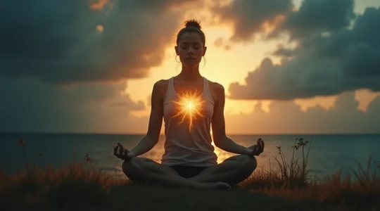 Symbolische Darstellung von innerer Stärke und emotionaler Balance im Alltag